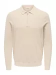 Only & Sons Megztinis 'ONSLOUI' smėlio spalva