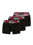DIESEL Boxer trumpikės 'Damien' raudona / juoda / balta