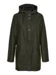 VERO MODA Demisezoninis paltas tamsiai žalia
