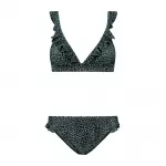 Shiwi Bikinis 'BOBBY' alyvuogių spalva / juoda