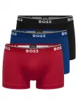 BOSS Boxer trumpikės 'Power' tamsiai mėlyna / raudona / juoda