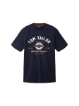 TOM TAILOR Mar&scaron;kinėliai tamsiai mėlyna jūros spalva / ka&scaron;toninė spalva / balta