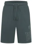 LONSDALE Kelnės 'Chilley' tamsiai žalia / balta