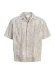 JACK & JONES Mar&scaron;kiniai rusvai žalia / alyvuogių spalva / balta