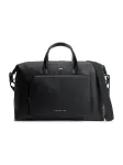 TOMMY HILFIGER &bdquo;Weekender&ldquo; krep&scaron;ys 'Caviar Grain Metal Logo Duffle' juoda