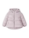 NAME IT Žieminė striukė 'NMFMISTAR' pastelinė violetinė / balta