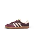 ADIDAS ORIGINALS Sportbačiai be auliuko 'Samba' gelsvai pilka spalva / vyno raudona spalva / tamsiai raudona