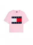 Tommy Jeans Mar&scaron;kinėliai tamsiai mėlyna / rožių spalva / raudona / balta