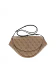 GUESS Rankinė ant peties 'Guess Sac &agrave; Rabat Coleen Monogramme Latte Logo II' smėlio spalva