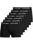 JACK & JONES Boxer trumpikės 'Chuey' juoda / balta
