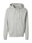 Nike Sportswear Džemperis 'Club Fleece' margai pilka / balta