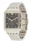 Emporio Armani Analoginis (įprasto dizaino) laikrodis juoda / sidabrinė
