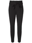 VERO MODA Klostuotos kelnės 'Eva' juoda