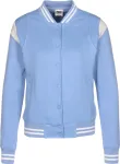 Urban Classics Demisezoninė striukė &scaron;viesiai mėlyna / balta