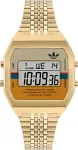 ADIDAS ORIGINALS Elektroninis laikrodis &scaron;viesiai ruda / auksas / tamsiai oranžinė