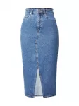 VERO MODA Sijonas 'VMVERI' mėlyna / tamsiai (džinso) mėlyna