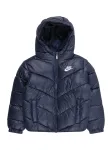 Nike Sportswear Žieminė striukė tamsiai mėlyna / balta