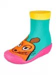 PLAYSHOES Sandalai / maudymosi batai 'Die Maus Freunde' turkio spalva / geltona / oranžinė / rožinė