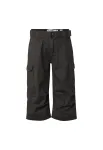 INDICODE JEANS Laisvo stiliaus kelnės 'Colos' juoda