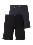 JACK & JONES Kelnės 'JPStrick Dylan' tamsiai mėlyna jūros spalva / juoda
