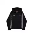 ALPHA INDUSTRIES Megztinis be užsegimo juoda / balta