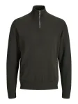 JACK & JONES Megztinis 'JJEEmil' tamsiai žalia