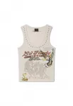 Ed Hardy Palaidinė be rankovių mi&scaron;rios spalvos / balk&scaron;va