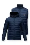 JACK & JONES Demisezoninė striukė 'JJEKINGSLEY' tamsiai mėlyna