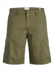 JACK & JONES Laisvo stiliaus kelnės 'JPSTCOLE MATEO' alyvuogių spalva