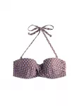 Next Bikinio vir&scaron;utinė dalis opalo / ruda / balta