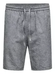 Only & Sons Kelnės 'Linus 0007' margai pilka