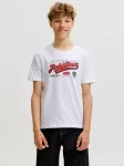 Jack & Jones Junior Mar&scaron;kinėliai tamsiai mėlyna jūros spalva / ry&scaron;kiai raudona / balta