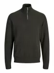 JACK & JONES Megztinis 'JJEEmil' tamsiai žalia