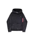 ALPHA INDUSTRIES Megztinis be užsegimo 'Vintage' juoda