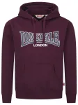 LONSDALE Megztinis be užsegimo 'Sellan' safyro / vy&scaron;ninė spalva / balta