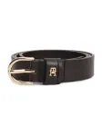 TOMMY HILFIGER Diržas 'TH Monogram' tamsiai ruda