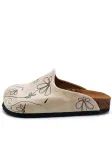 Goby Klumpės 'Women shoes Goby-Calceo mules with daisies CAL1410' balk&scaron;va