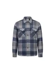 DAN FOX APPAREL Demisezoninė striukė 'Johann' mėlyna / pilka