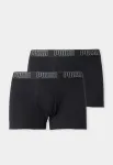 PUMA Boxer trumpikės juoda / balta