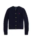 Polo Ralph Lauren Kardiganas tamsiai mėlyna / raudona