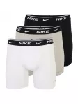 NIKE Underwear Boxer trumpikės margai pilka / juoda / balta