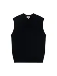 GOBI Cashmere Liemenė 'Men's Essential V-Neck Cashmere Vest' juoda