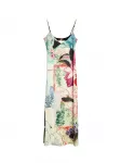 Desigual Suknelė smėlio spalva / mėlyna / rausvai raudona / juoda
