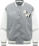 Ragwear Demisezoninė striukė 'Clubie Y' pilka / juoda / balta