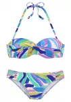 s.Oliver Bikinis mėlyna / tamsiai mėlyna / turkio spalva / tamsiai violetinė