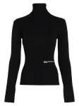 KARL LAGERFELD JEANS Megztinis juoda / balta