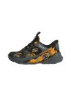 SKECHERS Sportbačiai 'HYPER-QUEST' tamsiai geltona / pilka / juoda