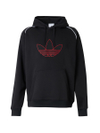 ADIDAS ORIGINALS Megztinis be užsegimo 'SST' ry&scaron;kiai raudona / juoda / balta