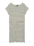 VERO MODA Suknelė 'VMHOLLI' nebalintos drobės spalva / tamsiai mėlyna