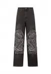 Ed Hardy Džinsai pilka / juoda